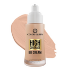 Colors Queen High Coverage BB Cream Foundation - White Ivory
