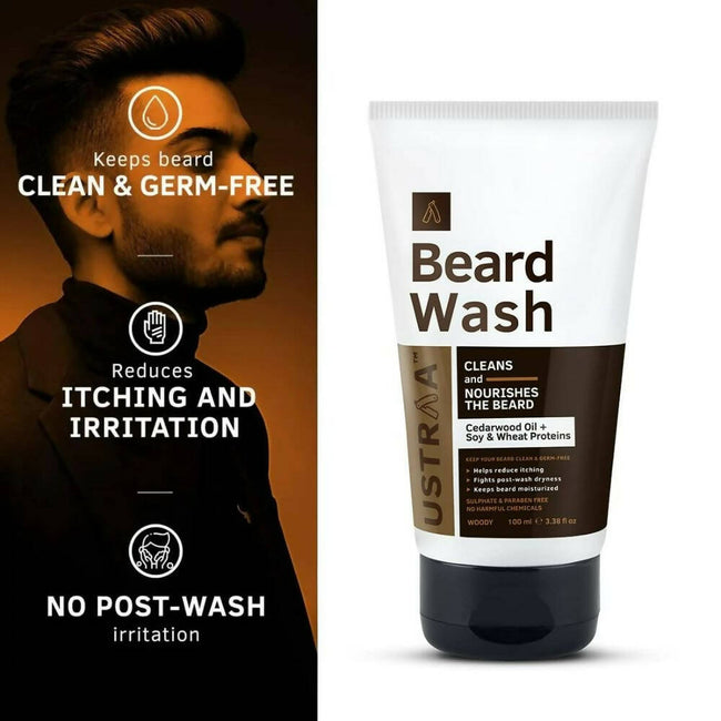 Ustraa Beard Wash (Woody) Main Image