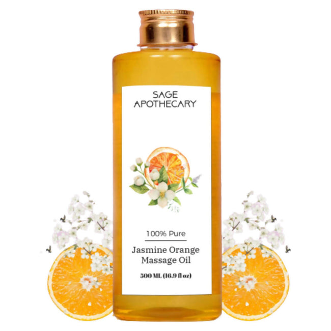 Sage Apothecary Jasmine Orange Massage Oil Hover Image