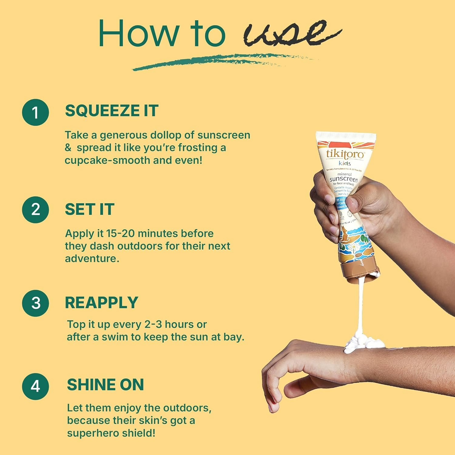 Tikitoro Kids Mineral Sunscreen SPF 30 PA+++