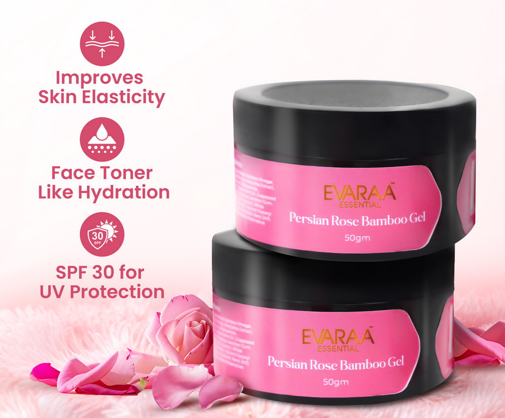 Evaraa Essential Persian Rose Bamboo Gel