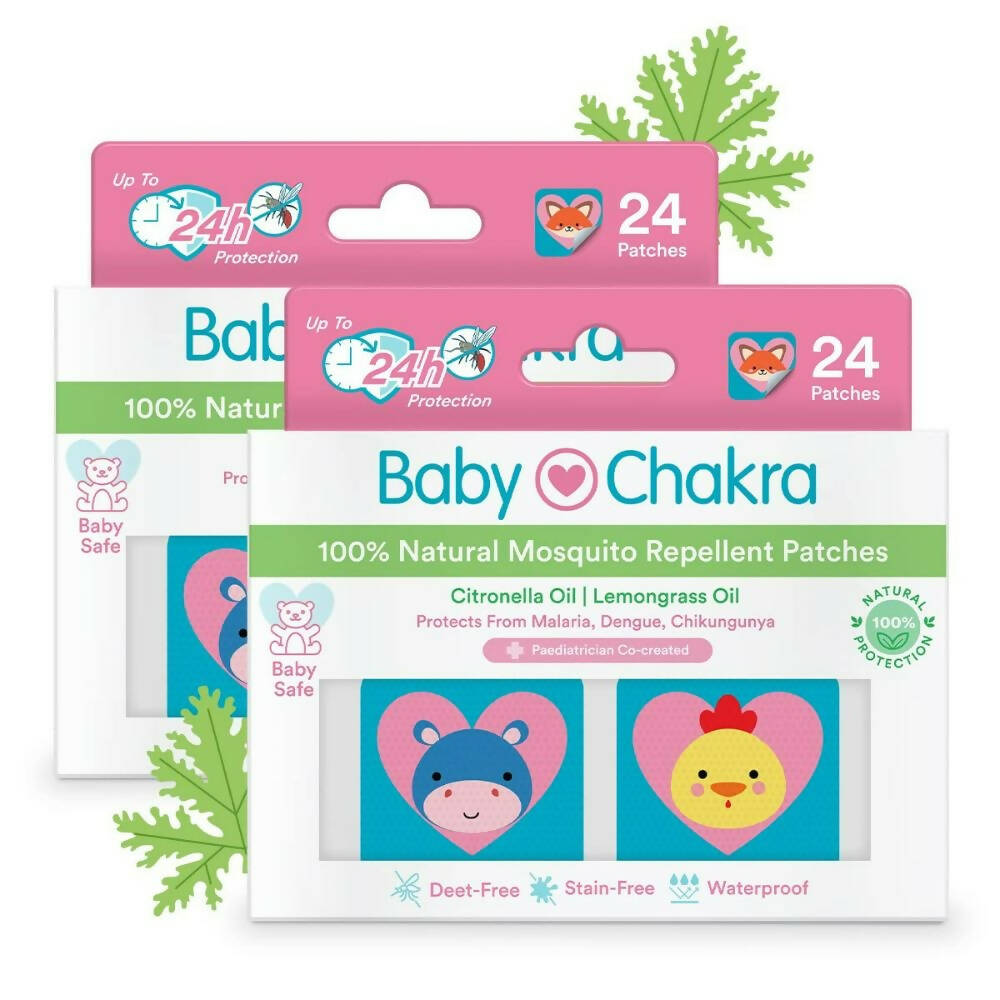 BabyChakra 100% Natural Mosquito Repellent Patches