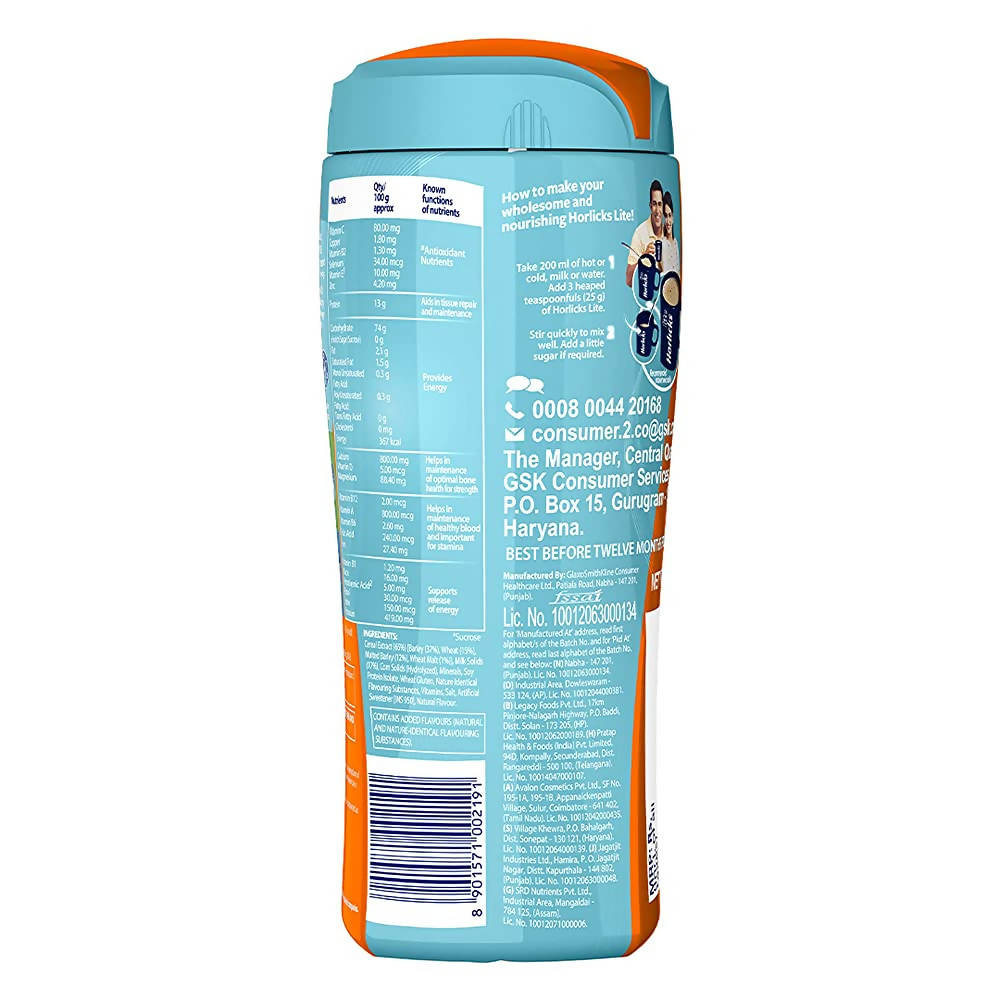 Horlicks Lite Health & Nutrition Drink for Adults