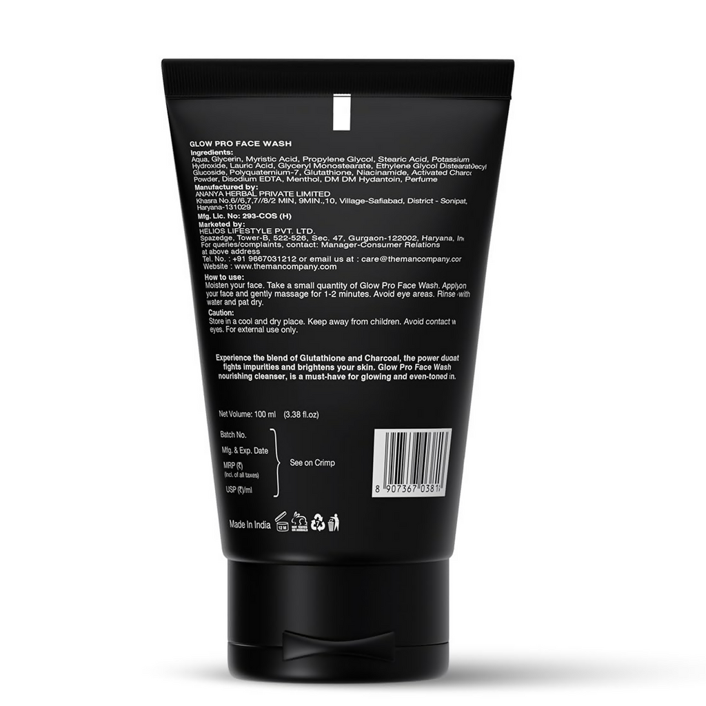 The Man Company Glow Pro Face Wash For Men