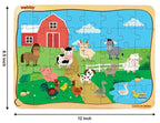 Webby Farm House Wooden Jigsaw Puzzle- 40 Pcs