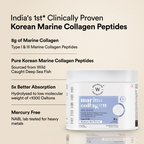 Wellbeing Nutrition Marine Collagen HLA & Biotin Fine Lines & Wrinkles Blueberry Mint Flavour