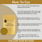 Carmel Organics Henna Leaves Powder For Hair Color