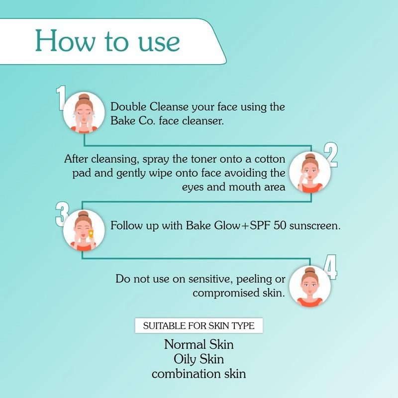 Bake 10% Glycolic Acid Toner For Pigmentation & Dark Spots