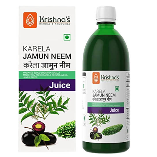 Krishna's Herbal & Ayurveda Karela Jamun Neem Juice Hover Image