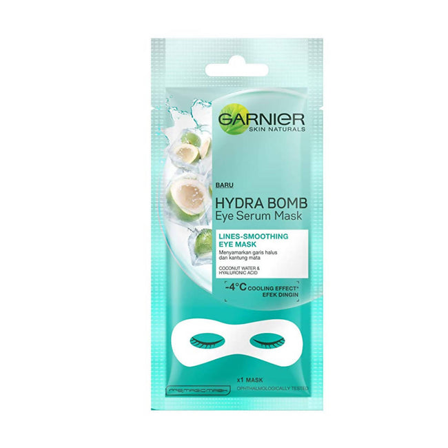 Garnier Hydra Bomb Eye Serum Coconut Water Mask Hover Image