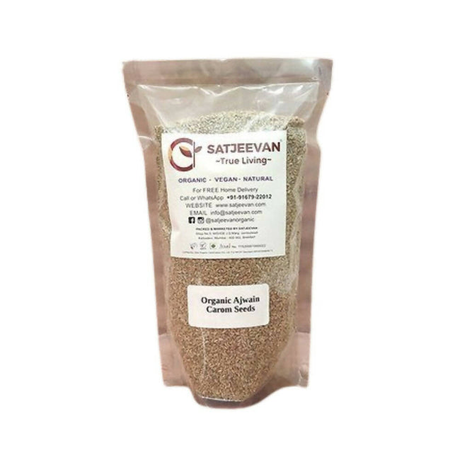 Satjeevan Organic Ajwain Carom Seeds Hover Image