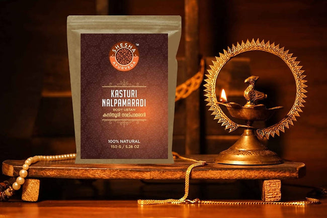 Shesha Ayurveda Kasturi Nalpamaradi Body Ubtan Main Image