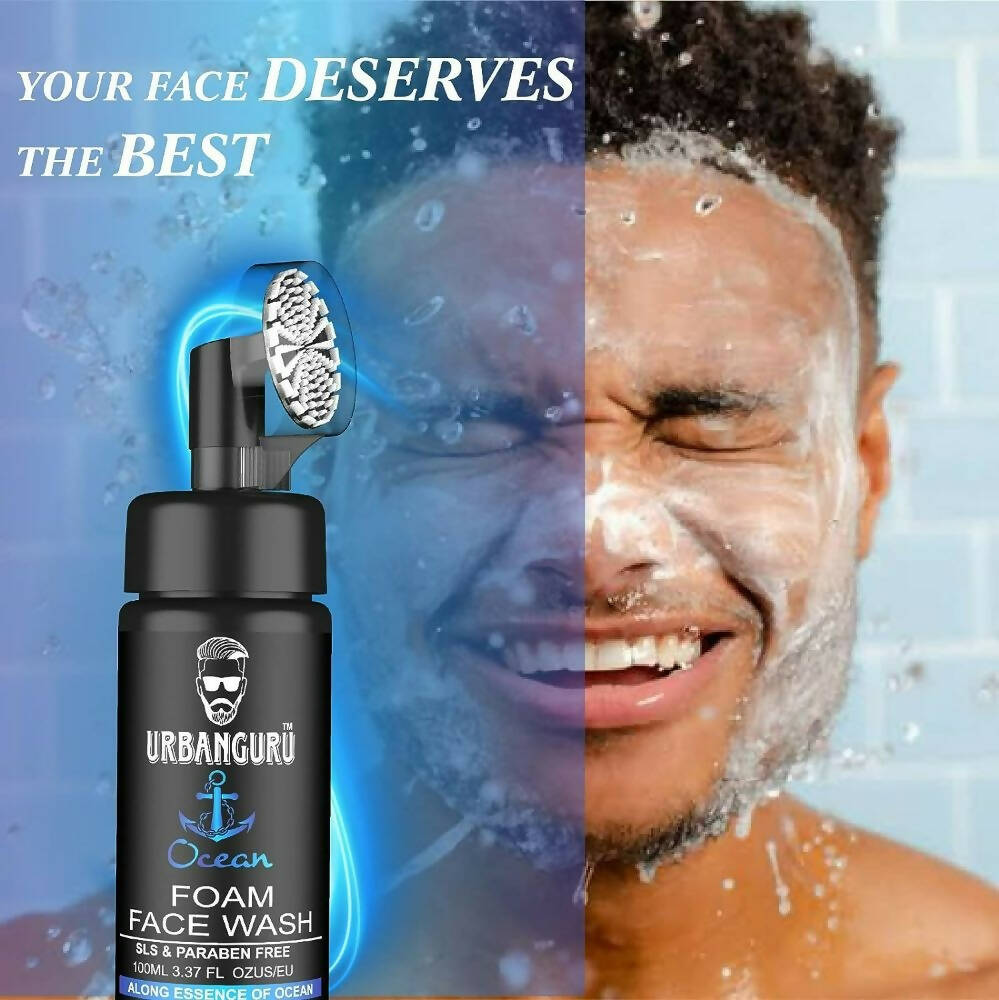 Urbanguru Refreshing Ocean Foam Face Wash