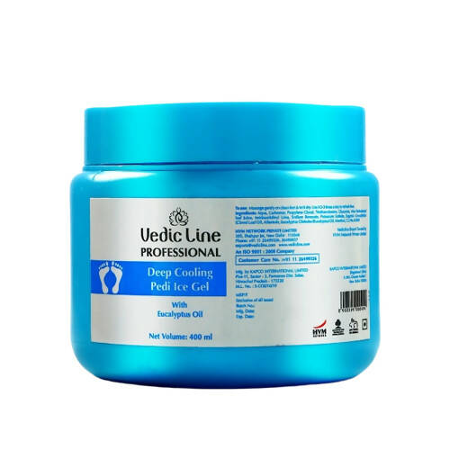 Vedic Line Deep Cooling Pedi Ice Blue Gel