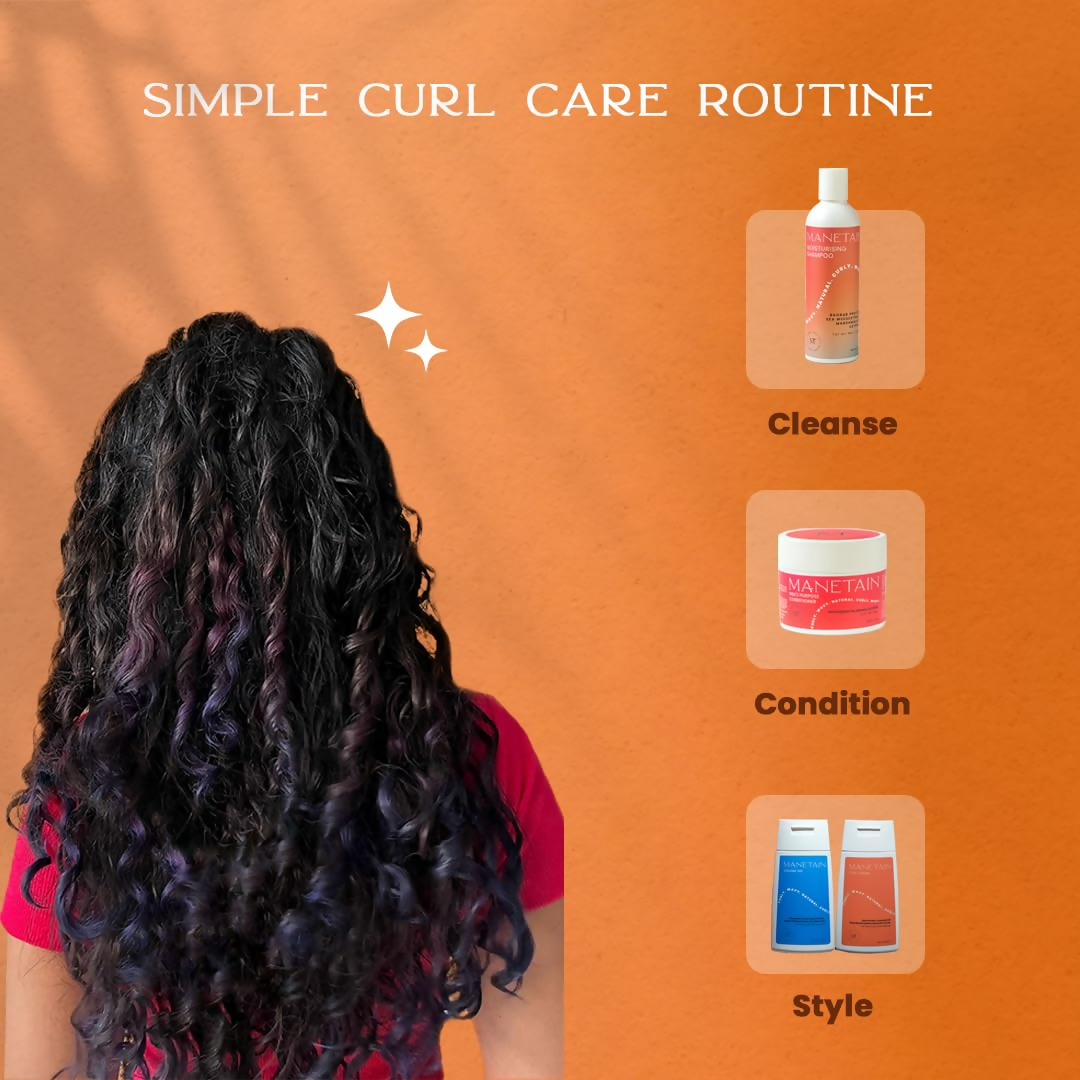 Manetain Volume Gel & Curl Cream Combo