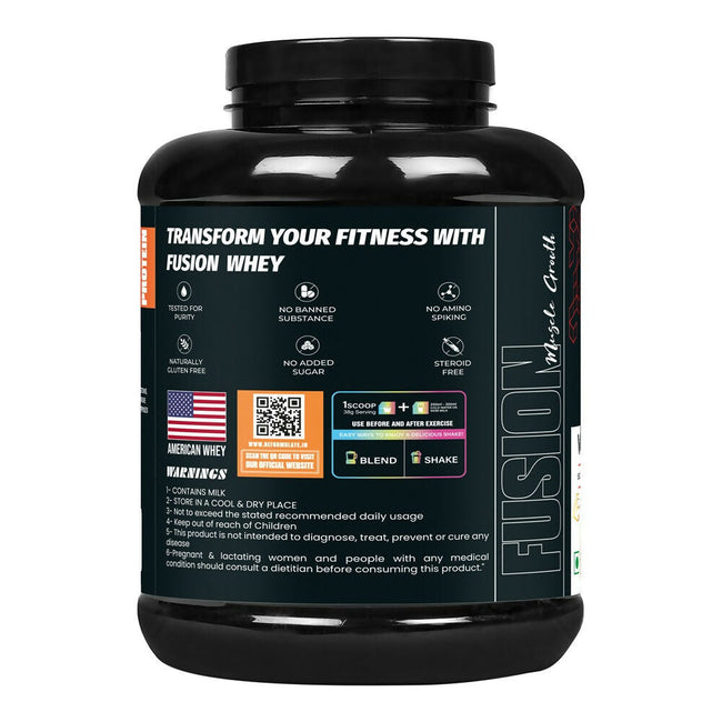 Reformulate Fusion Whey Protein With Pre & Pro Biotics I Muscle Growth I 58G Protein | 379 Kcal Energy - Cold Coffee Main Image