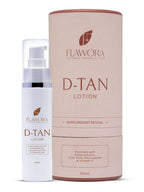 Flawora Anti-Grey Hair Serum For Reversing Grey Hair & D-Tan Lotion For Pigmentation Tan Removal 