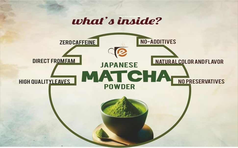 Eteasy Japanese Matcha Green Tea Powder