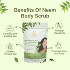 Kimayra Natural Neem Skin Purifying Face & Body Scrub For Acne, Pimple-Free Clear Skin