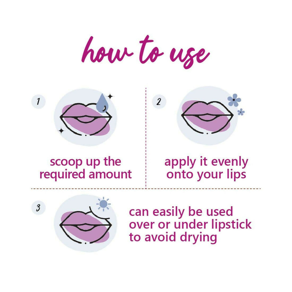 Plum Candy Melts Vegan Lip Balm Berry Feast For Dry & Chapped Lips, Natural SPF with Vitamin A