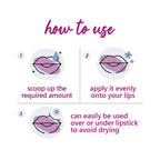 Plum Candy Melts Vegan Lip Balm Berry Feast For Dry & Chapped Lips, Natural SPF with Vitamin A