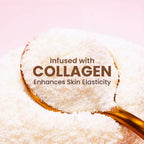 Wild Oak Moroccan Rose Shea Butter Sugar Scrub with Vegan Collagen & Peptides For Tan Removal & Smooth Skin