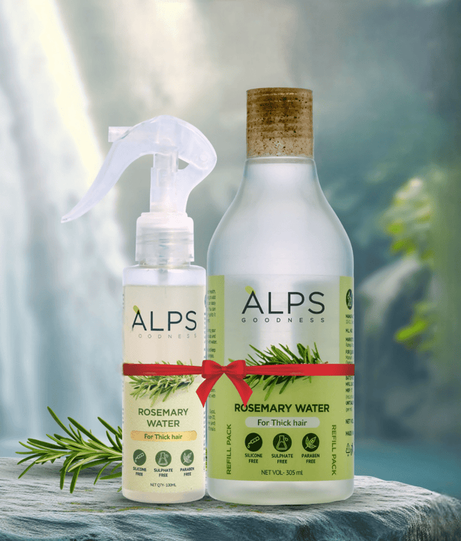 Alps Goodness Hair Growth Expert Kit with Rosemary Water Spray & Rosemary Water Refill Hover Image