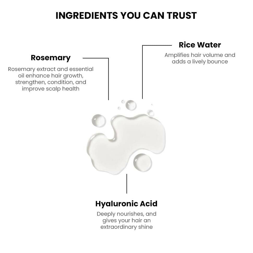 ThriveCo Rosemary Water Hair Spray For Hair Growth