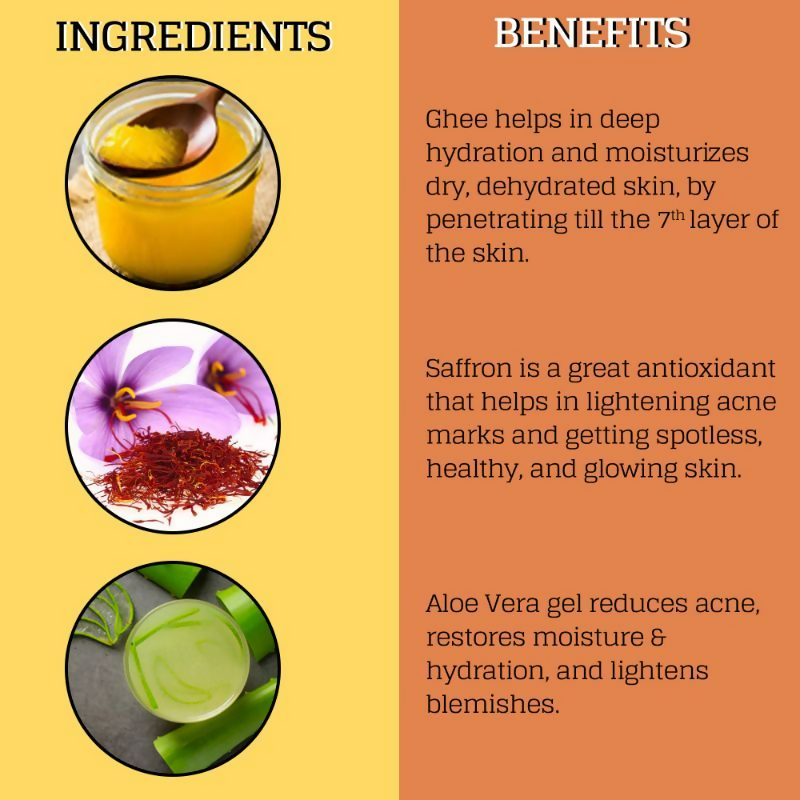 Enn Hydrating Body Lotion Cream With Ghee, Aloe Vera & Saffron