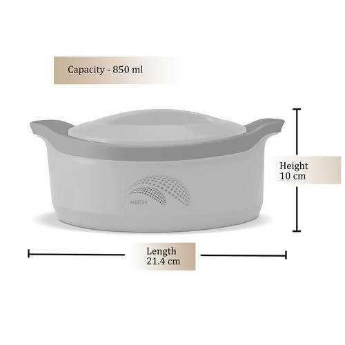 Milton New Marvel 1000 Inner Steel Casserole For Roti/Chapati - Peach Color