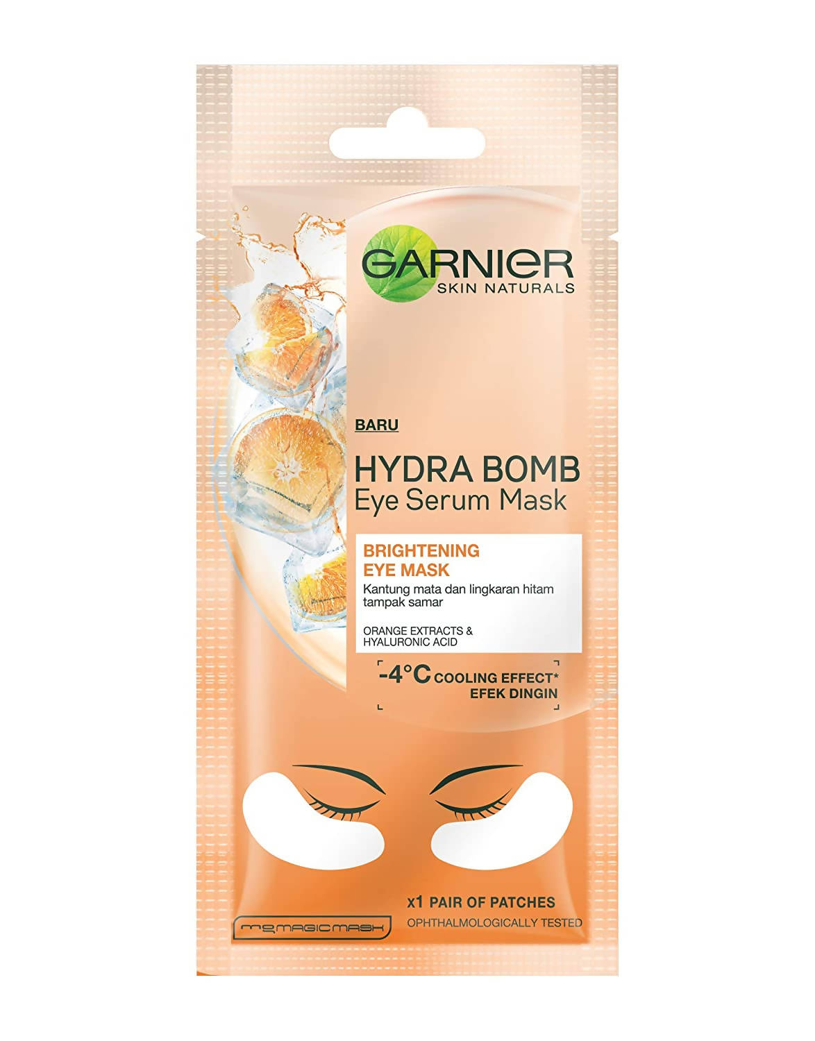 Garnier Hydra Bomb Eye Serum Orange Mask