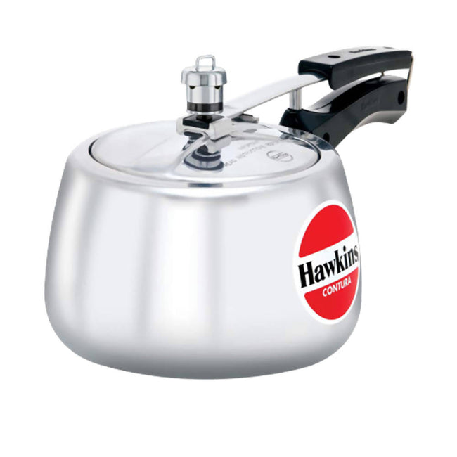 Hawkins Contura Pressure Cooker 3 Litre - Silver (HC30) Hover Image