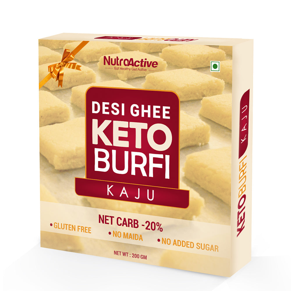 NutroActive Desi Ghee Keto Kaju Barfi