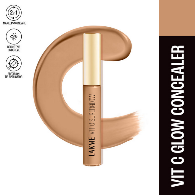 Lakme Vitamin C Superglow Concealer with 1 % Vit C - Beige Main Image