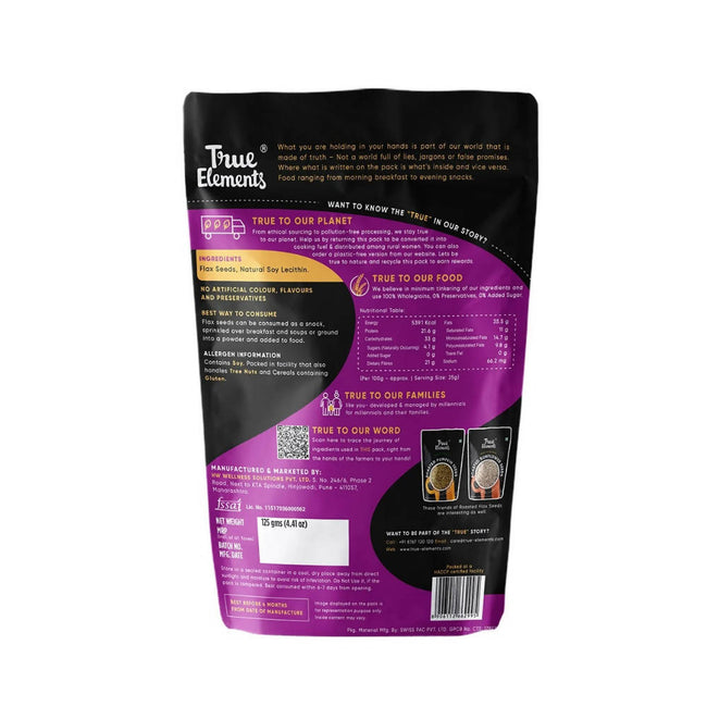 True Elements Roasted Flax Seeds Main Image