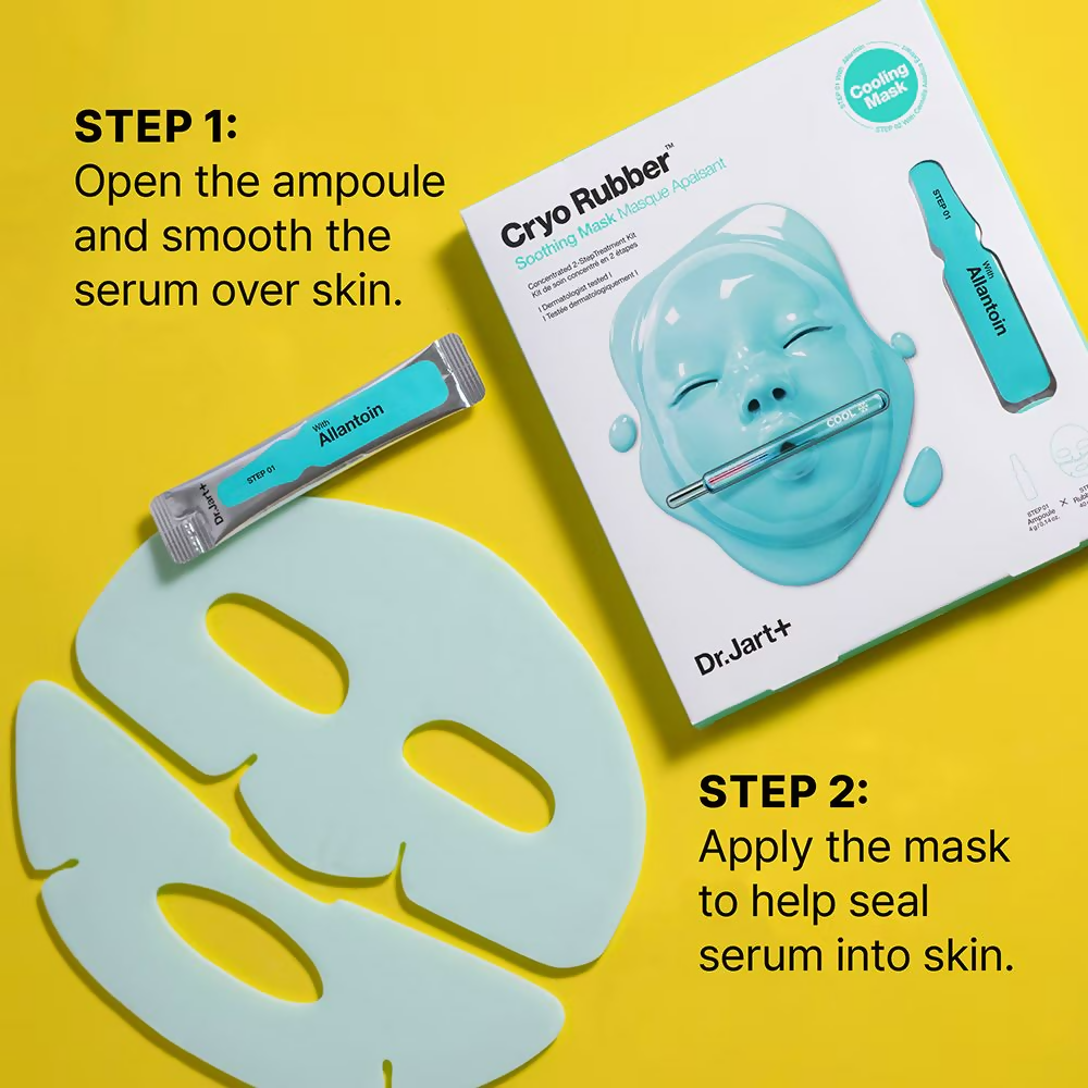 Dr.Jart+ Cryo Rubber Sheet Mask With Soothing Allantoin & Niacinamide