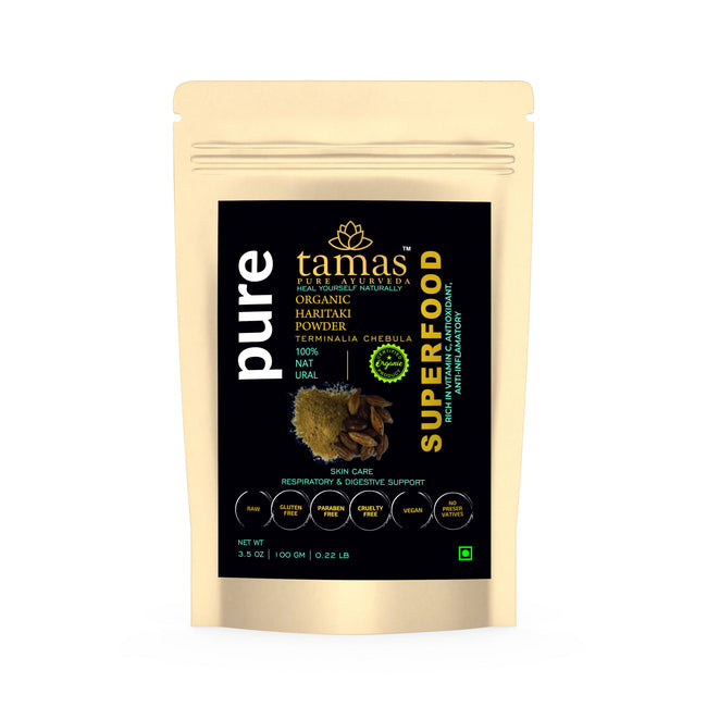 Tamas Pure Ayurveda Superfood Organic Haritaki Powder Hover Image