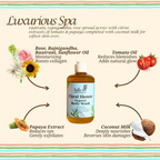 Rustic Art Organic Floral Shower Body Wash