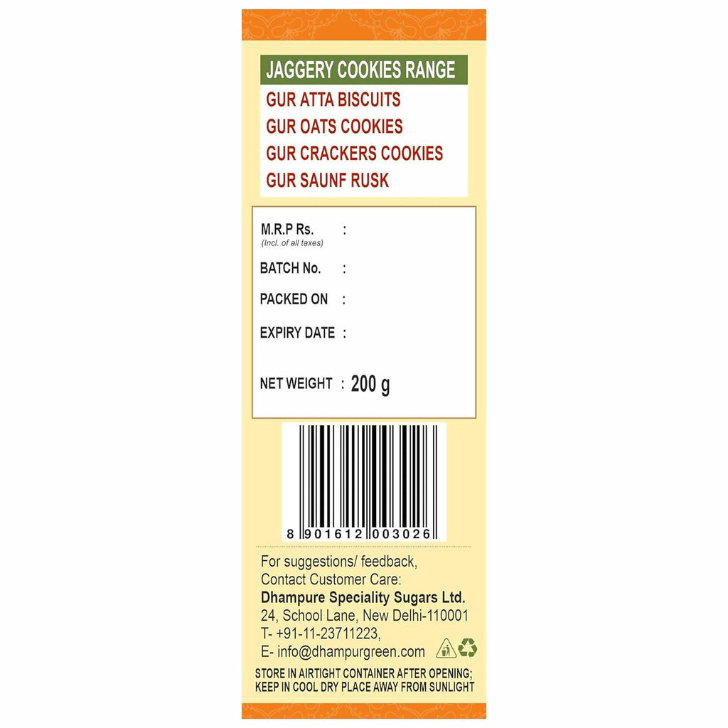 Dhampur Green Gur Til Cookies