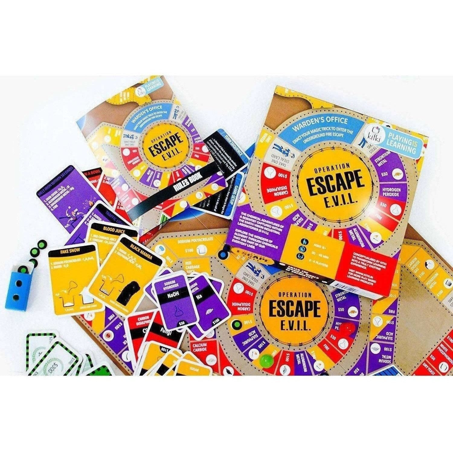 Wood Operation Escape Evil Fun Board Game Based on Chemistry and Magic for Kids