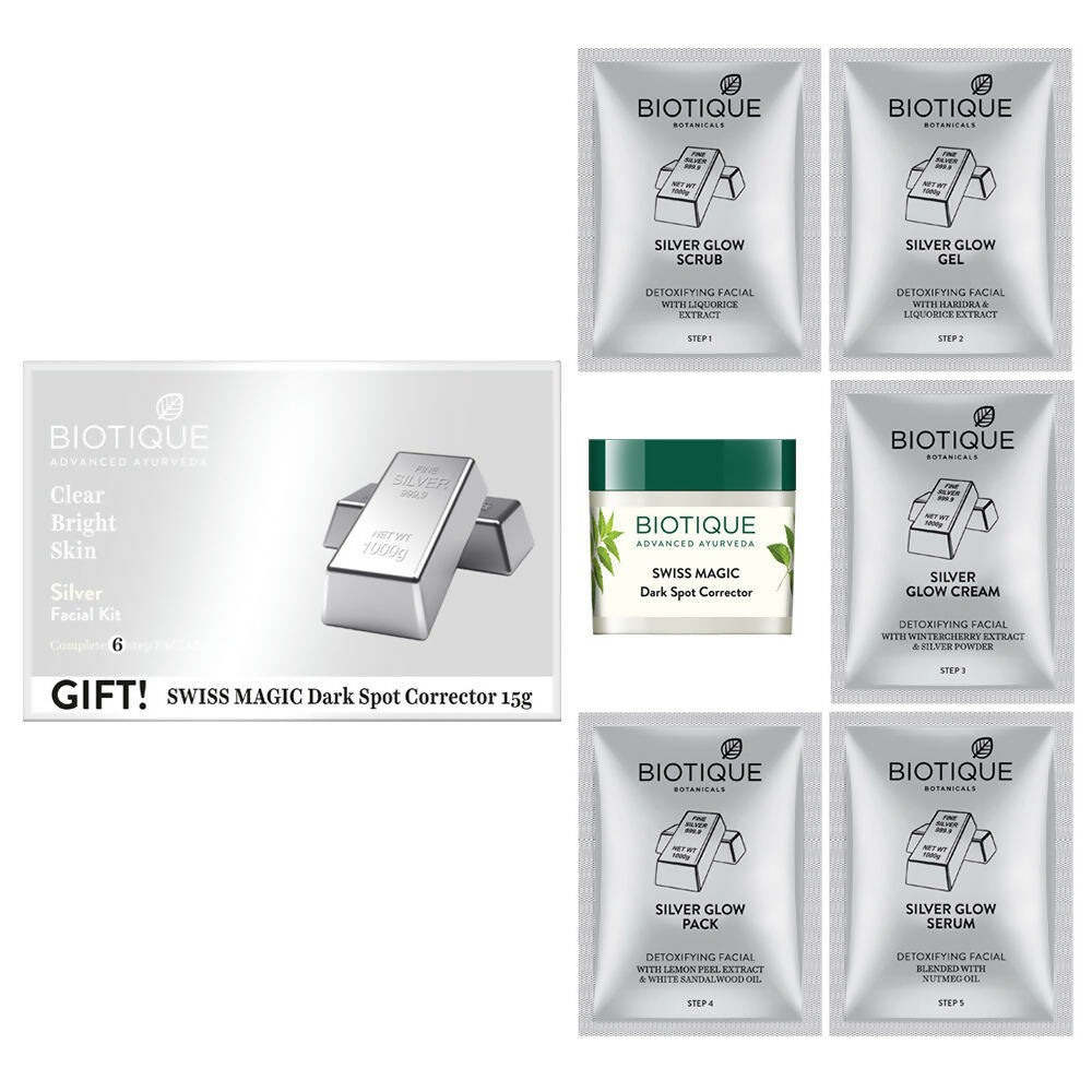 Biotique Silver Complete 6 Step Facial Kit