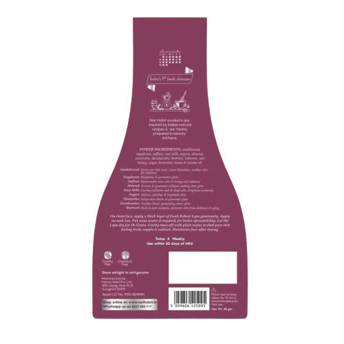 Nat Habit Fresh Chandan Nagakesar Lepa (Face Pack) Main Image