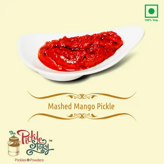The Pickle Story Mashed Mango with Garlic Pickle – Udikkina Thokku