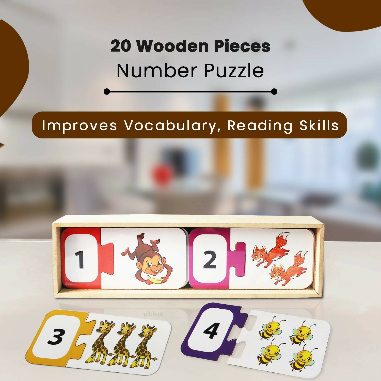 Matoyi Number Puzzle For Kids