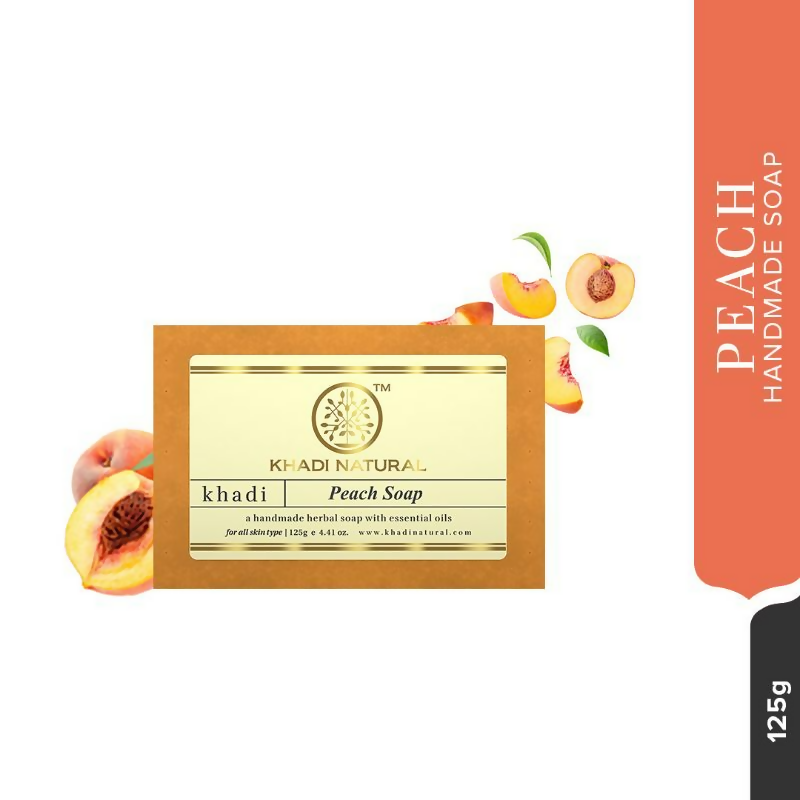 Khadi Natural Peach Handmade Soap