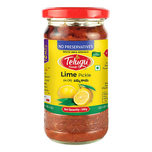 Telugu Foods Lime In Oil Pickle Hover Image