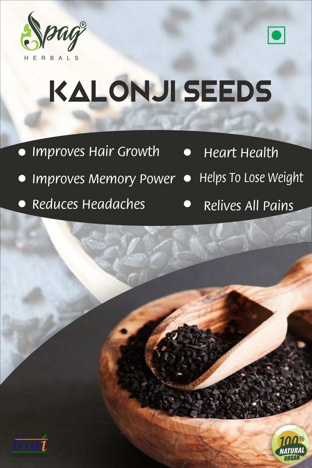 Spag Herbals Kalonji Seeds