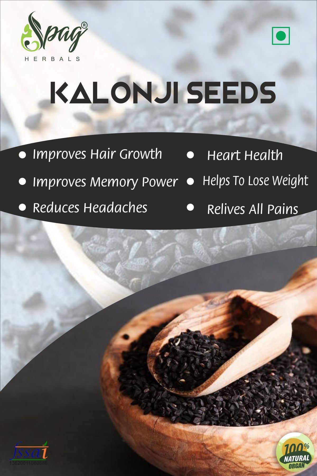 Spag Herbals Kalonji Seeds