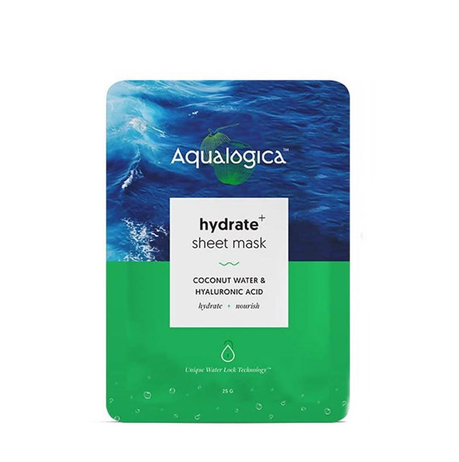 Aqualogica Hydrate+ Sheet Mask with Coconut water & Hyaluronic Acid Hover Image