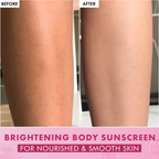 mcaffeine Brightening Raspberry Rush Serum Body Lotion SPF 50 PA+++